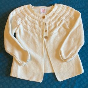 🌺 3/$12 Wonder Nation sweater, button up, cream color